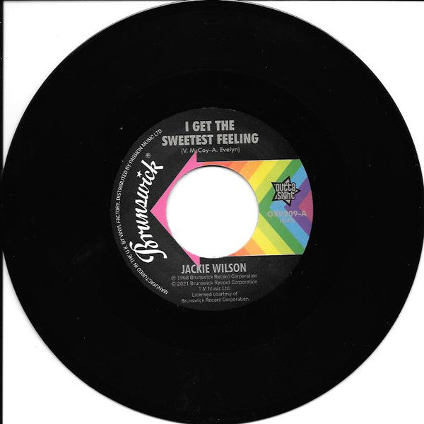 Jackie Wilson : I Get The Sweetest Feeling / It Only Happens When I Look At You (7", Single)