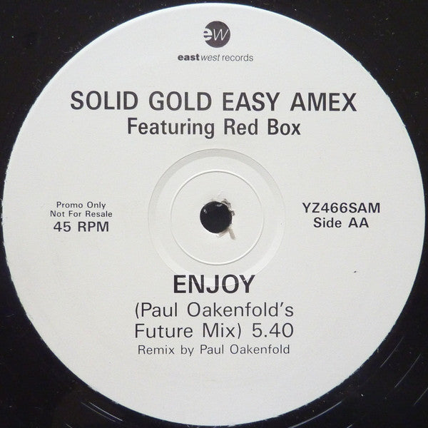Solid Gold Easy Amex Featuring Red Box : Enjoy (12", Promo)