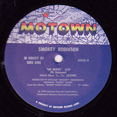 Smokey Robinson : Get Ready (12", Single)
