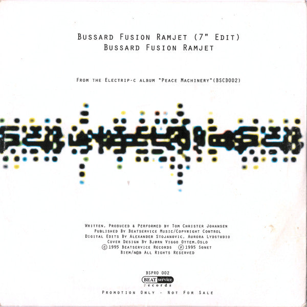 Electrip-C : Bussard Fusion Ramjet (CD, Single, Promo)