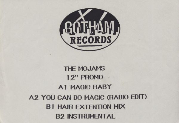The Mojams : Magic Baby / You Can Do Magic (12", W/Lbl)