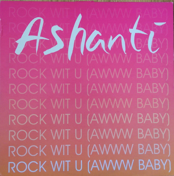 Ashanti : Rock With U (Awww Baby) - Exclusive U.K. Remixes (12", Promo)