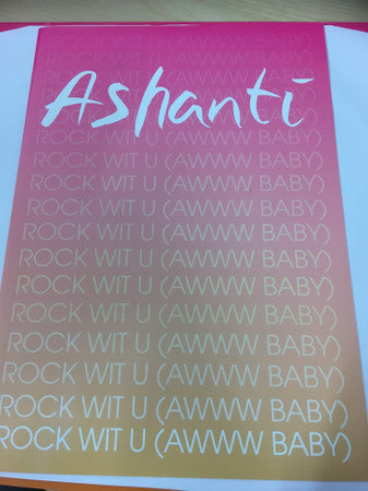 Ashanti : Rock With U (Awww Baby) - Exclusive U.K. Remixes (12", Promo)