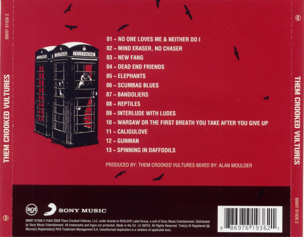 Them Crooked Vultures : Them Crooked Vultures (CD, Album)