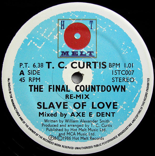 T.C. Curtis : Slave Of Love (2x12")