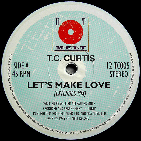 T.C. Curtis : Slave Of Love (2x12")