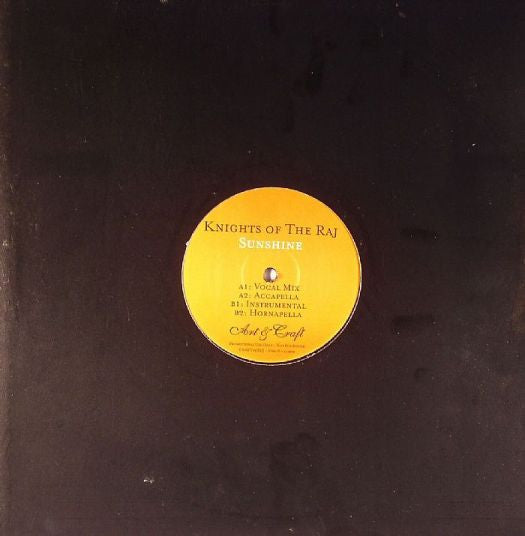 Knights Of The Raj : Sunshine (12", Promo)