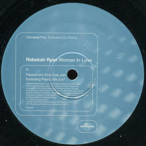 Rebekah Ryan : Woman In Love (12", Promo)