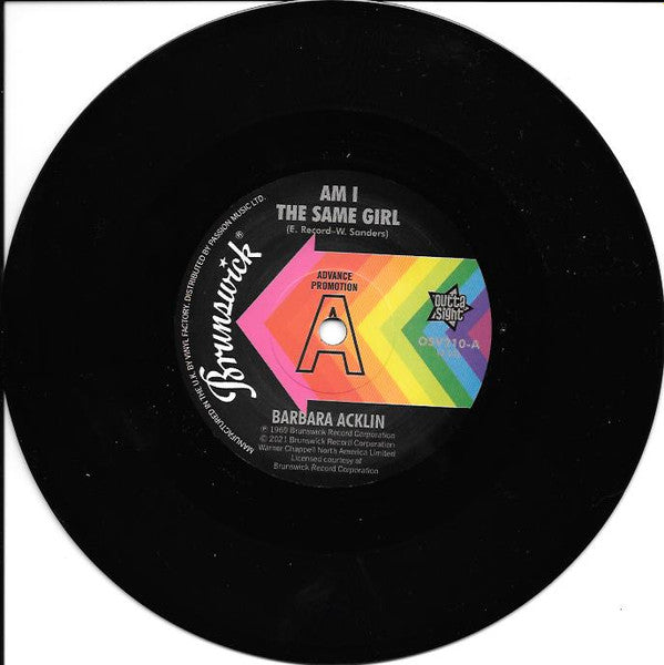 Barbara Acklin / Young-Holt Unlimited* : Am I The Same Girl / Soulful Strut (7", Single, Promo)