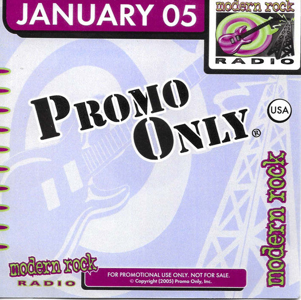Various : Promo Only Modern Rock Radio: January 2005 (CD, Comp, Promo)