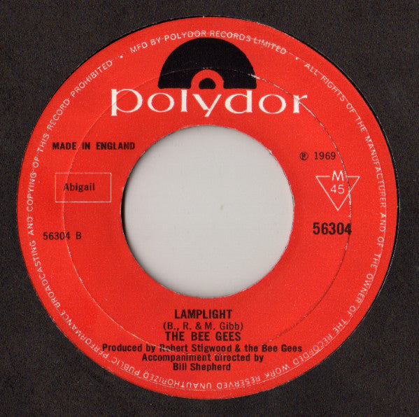 Bee Gees : First Of May (7", Single)