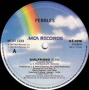 Pebbles : Girlfriend (12", Single)