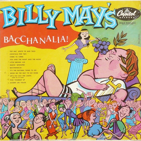 Billy May : Billy May's Bacchanalia! (LP, Album, Mono, RE)