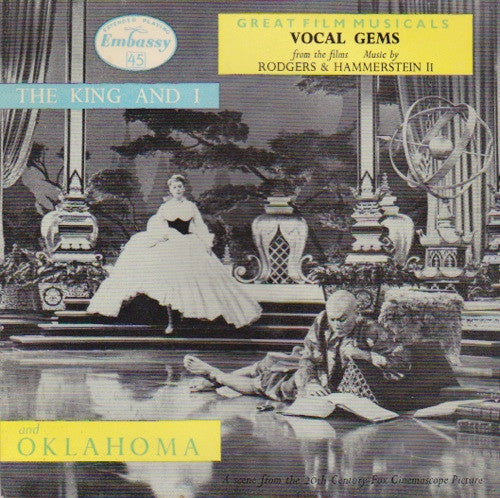 John Hanson (3) & Doreen Hume With The Embassy Singers & Players Conducted By John Gregory : Vocal Gems From The Show And The Film "The King And I" And "Oklahoma" (7", EP)
