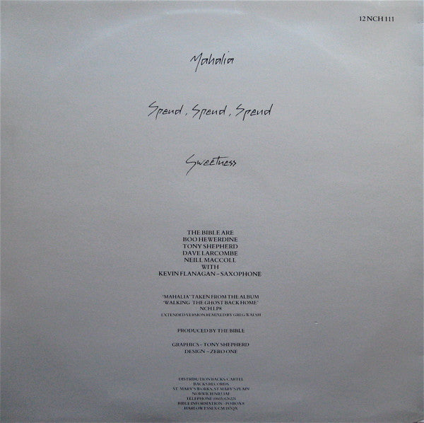 The Bible : Mahalia (Extended Version) (12")