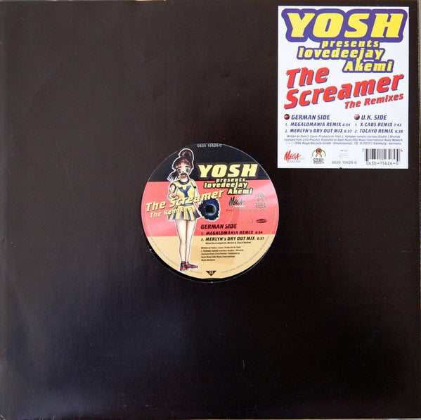 Yosh Presents Lovedeejay Akemi : The Screamer (Remixes) (12", Maxi)