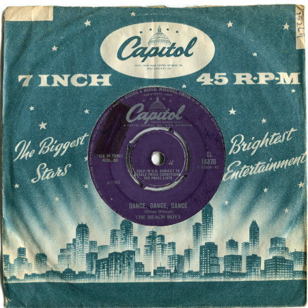The Beach Boys : Dance, Dance, Dance (7", Single, Mono)