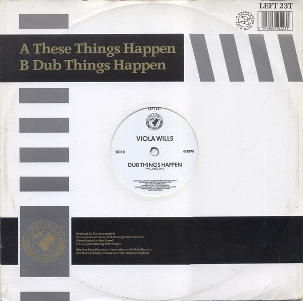 Viola Wills : These Things Happen (12")