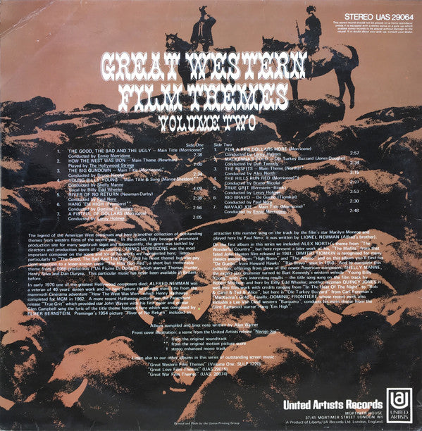 Various : Great Western Film Themes Volume Two (LP, Comp)