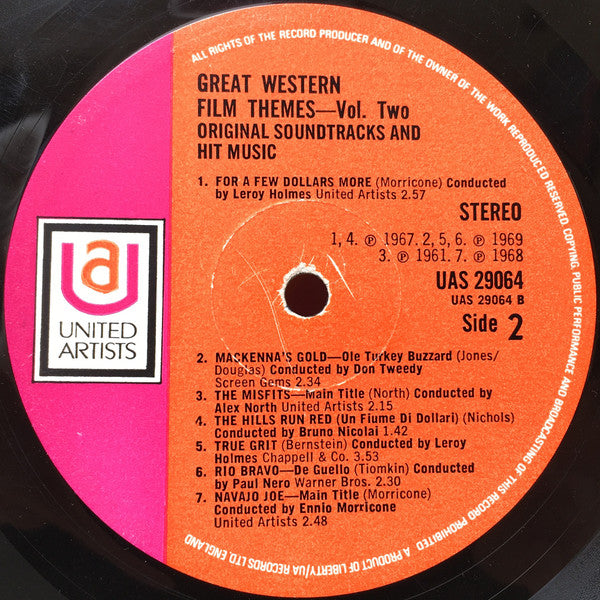 Various : Great Western Film Themes Volume Two (LP, Comp)