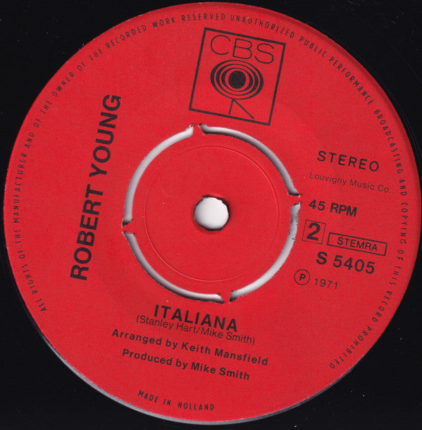 Robert Young (9) : There Must Be Someone (7", Single)