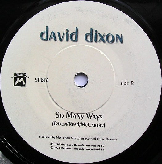 David Dixon : Faith Love & Understanding (7", Single, Pos)