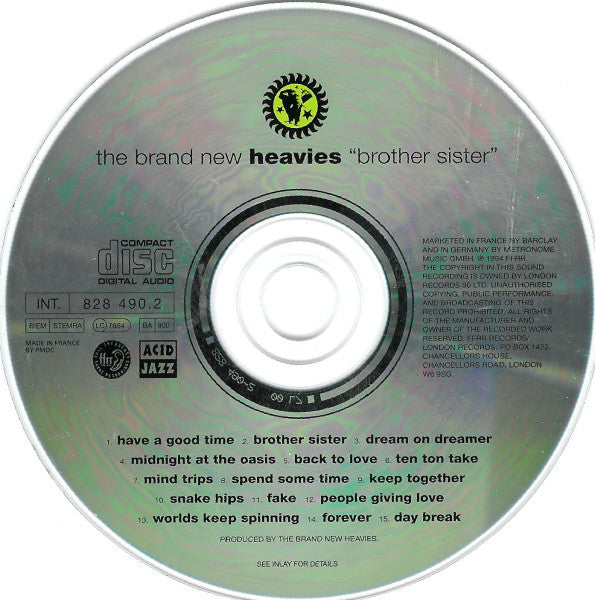 The Brand New Heavies : Brother Sister (CD, Album)