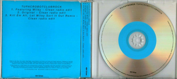 Filthy Dukes : Tupacrobotclubrock (CD, Single, Promo)