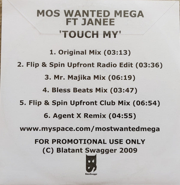 Mos Wanted : Touch My (CDr, Single, Promo)