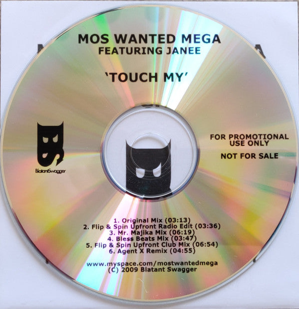 Mos Wanted : Touch My (CDr, Single, Promo)