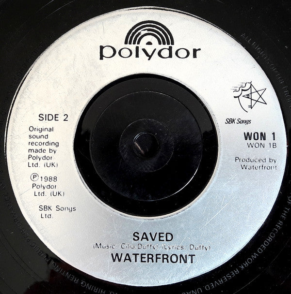 Waterfront (2) : Cry (7", Single, RE)
