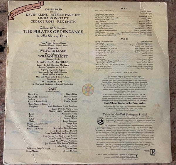 Gilbert & Sullivan : The Pirates of Penzance (2x12", Album)