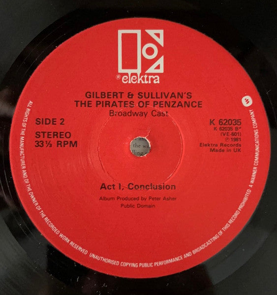 Gilbert & Sullivan : The Pirates of Penzance (2x12", Album)