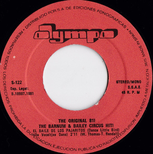 Bobby Setter Band & Kurt Fleming : El Baile De Los Pajaritos = Dance Little Bird = De Vogeltjesdans (7", Single)