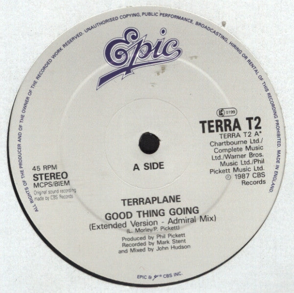 Terraplane : Good Thing Going (12", Single)
