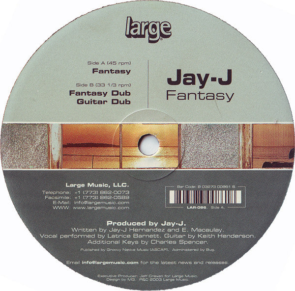 Jay-J : Fantasy (12")