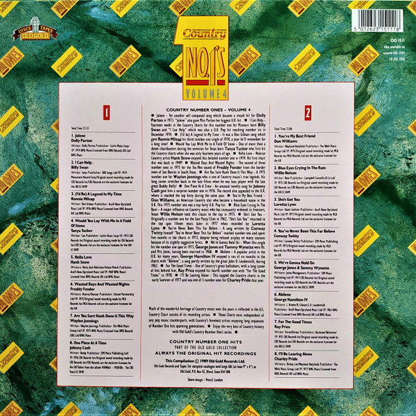 Various : Country Number Ones Volume 4 (LP, Comp)
