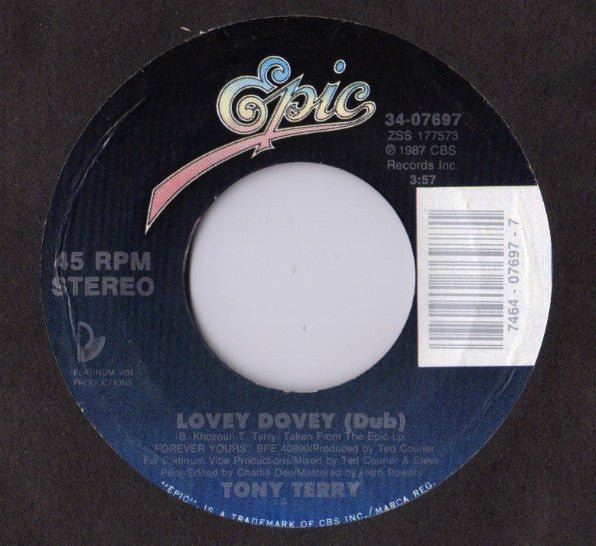 Tony Terry : Lovey Dovey (Remix) (7", Single, Styrene)