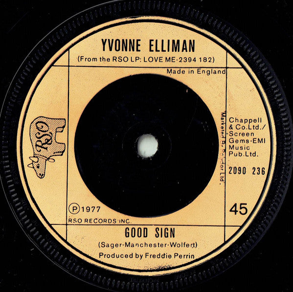 Yvonne Elliman : Hello Stranger (7", Single)