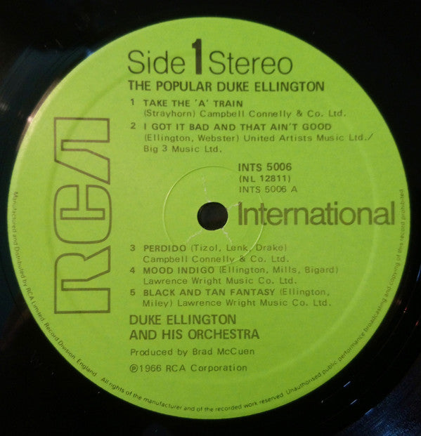 Duke Ellington And His Orchestra : The Popular Duke Ellington (LP, Album, RE)
