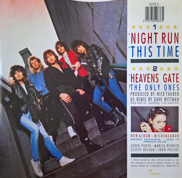 UFO (5) : Night Run - The U.S. Remix E.P. (12", EP)