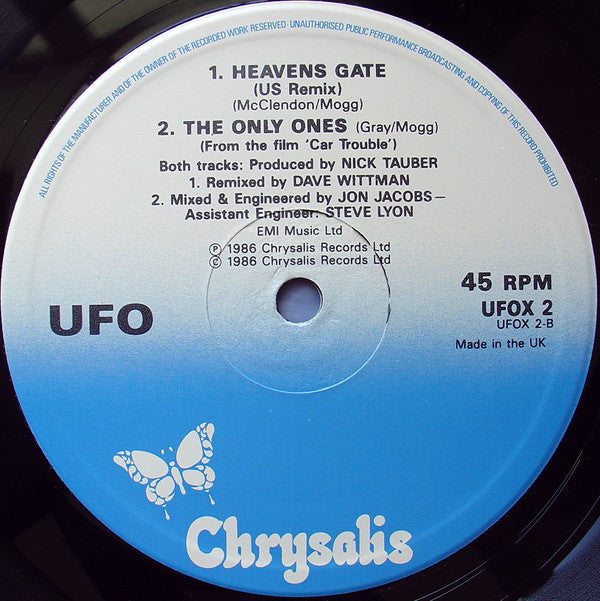 UFO (5) : Night Run - The U.S. Remix E.P. (12", EP)
