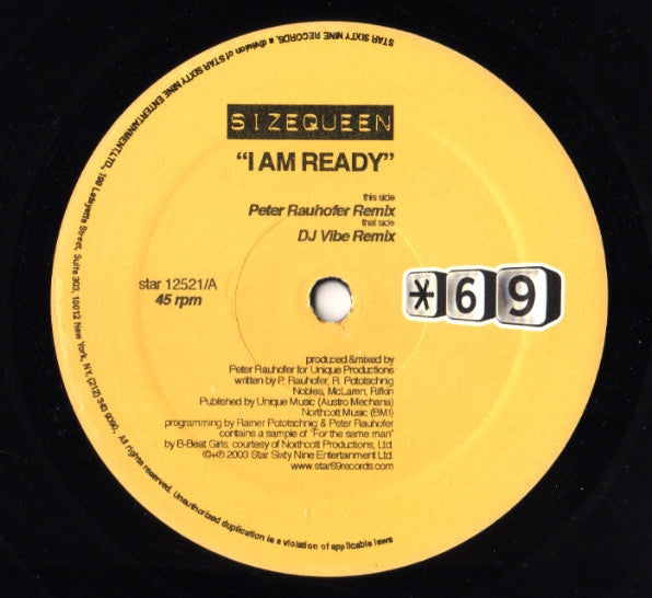 Size Queen : I Am Ready (12" + 12")