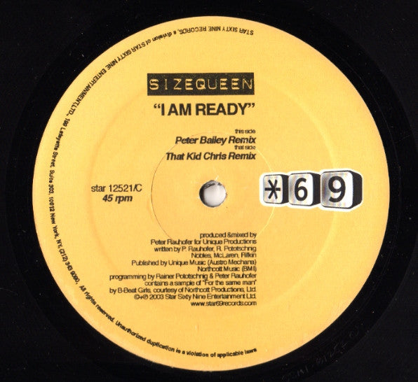 Size Queen : I Am Ready (12" + 12")