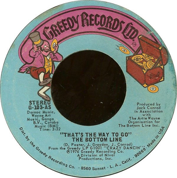 The Bottom Line : That's The Way To Go / Disco Dobro (7", Styrene)
