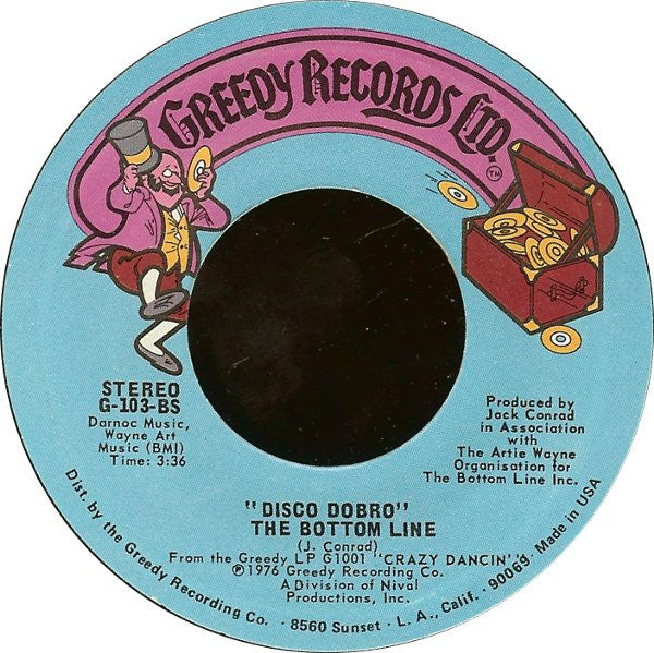 The Bottom Line : That's The Way To Go / Disco Dobro (7", Styrene)