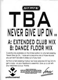 TBA (3) : Never Give Up On (12", W/Lbl)