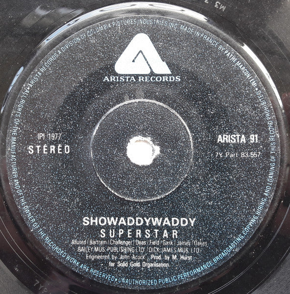 Showaddywaddy : When (7", Single, Fre)