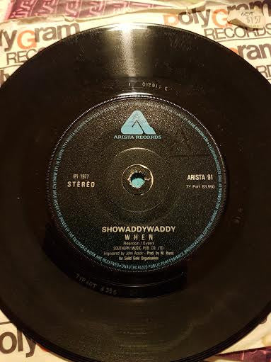 Showaddywaddy : When (7", Single, Fre)