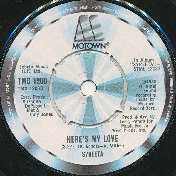 Syreeta : He's Gone (7", Single)